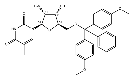 2'-Amino-2'-deoxy-5'-O-(4,4'-dimethoxytrityl)-5-methyluridine