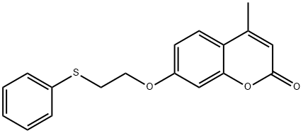 4-methyl-7-[2-(phenylsulfanyl)ethoxy]-2H-chromen-2-one