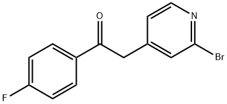 2-(2-bromopyridin-4-yl)-1-(4-fluorophenyl)ethanone