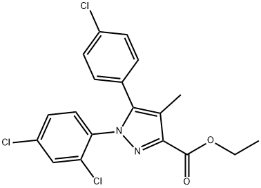 5-对氯苯基-1-(2,4-二氯苯基)-4-甲基-1H-吡唑-3-甲酸乙酯