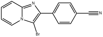 4-(3-Bromoimidazo[1,2-a]pyridin-2-yl)benzonitrile