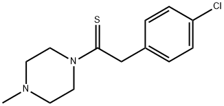 1-[2-(4-Chlorophenyl)ethanethioyl]-4-methylpiperazine