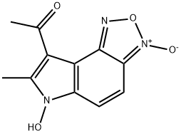 8-乙酰基-3-羟基-7-甲基-3H-[1,2,5]噁二唑并[3,4-E]吲哚6-氧代