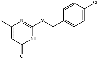 2-[(4-chlorobenzyl)sulfanyl]-6-methyl-4(3H)-pyrimidinone