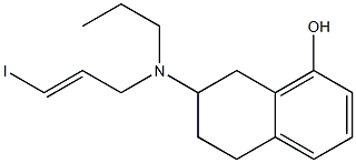 8-hydroxy-2-(N-n-propyl-N-(3'-iodo-2'-propenyl)amino)tetralin
