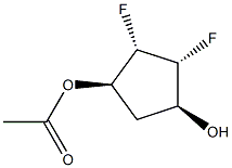 1,3-Cyclopentanediol,4,5-difluoro-,monoacetate,[1R-(1-alpha-,3-alpha-,4-bta-,5-bta-)]-(9CI)