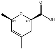 2H-Pyran-2-carboxylicacid,3,6-dihydro-4,6-dimethyl-,(2R,6R)-rel-(9CI)