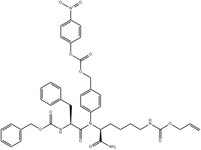 CBZ-PHE-(ALLOC)LYS-PAB-PNP