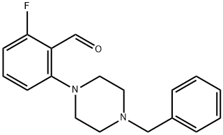 2-(4-苄基哌嗪O-1-基)-6-氟苯甲醛