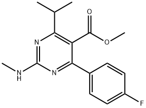 4-(4-氟苯基)-2-(甲基氨基)-6-异丙基嘧啶-5-羧酸甲酯