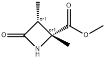 2-Azetidinecarboxylicacid,2,3-dimethyl-4-oxo-,methylester,cis-(9CI)