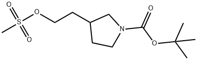 3-(2-((甲基磺酰基)氧基)乙基)吡咯烷-1-甲酸叔丁酯