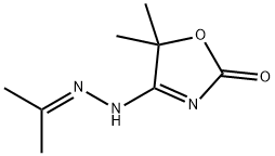 2,4-Oxazolidinedione,5,5-dimethyl-,4-[(1-methylethylidene)hydrazone](9CI)