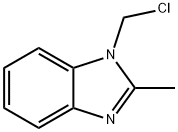 1H-Benzimidazole,1-(chloromethyl)-2-methyl-(9CI)