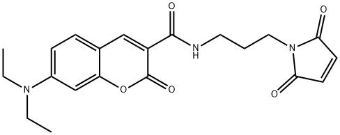 7-DIETHYLAMINO-3-[N-(3-MALEIMIDOPROPYL)C