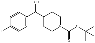 4-((4-氟苯基)(羟基)甲基)哌啶-1-甲酸叔丁酯