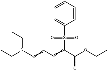 5-(二乙基氨基)-2-(苯磺酰基)-2,4-戊二烯酸乙酯