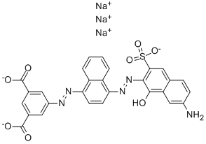 5-4-(7-Amino-1-hydroxy-3-sulfonaphthalen-2-ylazo)naphthalen-1-ylazoisophthalicacidtrisodiumsalt