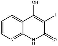 1,8-Naphthyridin-2(1H)-one,4-hydroxy-3-iodo-(9CI)