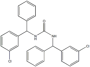 1,3-bis[(3-chlorophenyl)-phenyl-methyl]urea