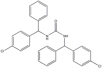 1,3-bis[(4-chlorophenyl)-phenyl-methyl]urea