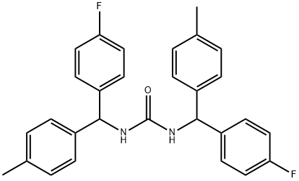 1,3-bis[(4-fluorophenyl)-(4-methylphenyl)methyl]urea