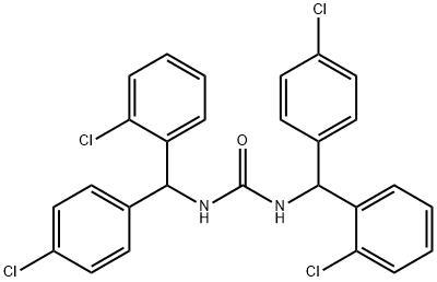 1,3-bis[(2-chlorophenyl)-(4-chlorophenyl)methyl]urea