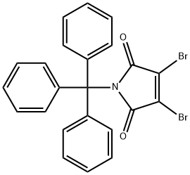 N-三苯甲游基-2,3-二溴马来酰亚胺