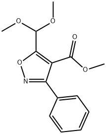 4-Isoxazolecarboxylicacid,5-(dimethoxymethyl)-3-phenyl-,methylester(9CI)