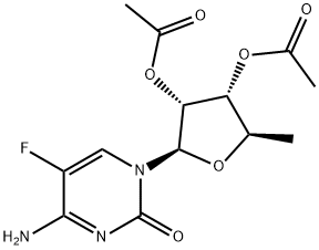 2',3'-二-O-乙酰基-5'-脱氧-5-氟-D-胞啶