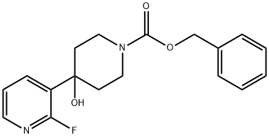 4-(2-氟-3-吡啶基)-4-羟基-1-哌啶羧酸苯甲酯