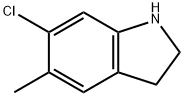 1H-INDOLE,6-CHLORO-2,3-DIHYDRO-5-METHYL