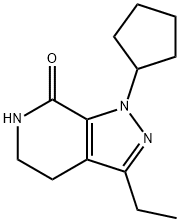 1-CYCLOPENTYL-3-ETHYL-1,4,5,6-TETRAHYDRO-7H-PYRAZOLO[3,4-C]PYRIDIN-7-ONE