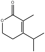 2H-Pyran-2-one,5,6-dihydro-3-methyl-4-(1-methylethyl)-(9CI)