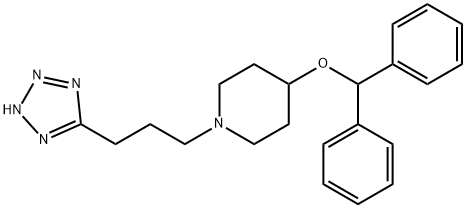 4-(二苯基甲氧基)-1-[3-(2H-四氮唑-5-基)丙基]哌啶