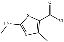 5-Thiazolecarbonylchloride,4-methyl-2-(methylamino)-(9CI)