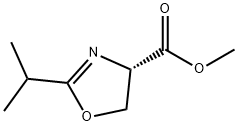 4-Oxazolecarboxylicacid,4,5-dihydro-2-(1-methylethyl)-,methylester,(4S)-(9CI)