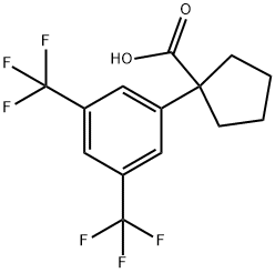 1-(3,5-双三氟甲基苯基)环戊烷甲酸