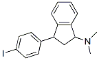 N,N-dimethyl-3-(4'-iodophenyl)-1-indanamine