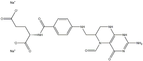N-(4-(((2-氨基-5-甲酰-1,4,5,6,7,8-六氢-4-氧代-6-蝶啶)甲基)氨基)苯甲酰)-L-谷氨酸二钠盐