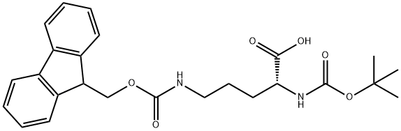 N-叔丁氧羰基-(N'-芴甲氧羰基)-D-鸟氨酸