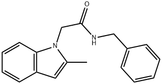 N-benzyl-2-(2-methyl-1H-indol-1-yl)acetamide