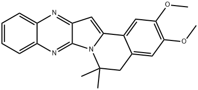 5,6-二氢-2,3-二甲氧基-6,6-二甲基苯并[7,8]吲哚嗪并[2,3-B]喹喔啉