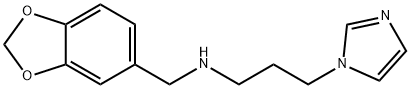 N-(苯并[D][1,3]二氧戊环-5-基甲基)-3-(1H-咪唑-1-基)丙烷-1-胺