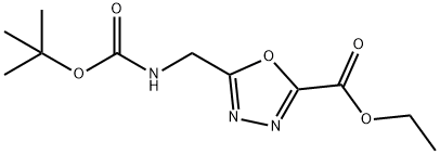 5-(((叔丁氧基羰基)氨基)甲基)-1,3,4-恶二唑-2-甲酸乙酯