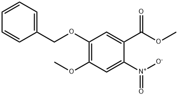 2-硝基-4-甲氧基-5-苄氧基苯甲酸甲酯