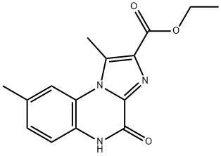 4,5-二氢-1,8-二甲基-4-氧代咪唑并[1,2-A]喹喔啉-2-甲酸乙酯