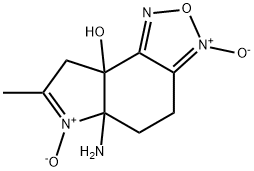 8aH-Pyrrolo[3,2-e]-2,1,3-benzoxadiazol-8a-ol,5a-amino-4,5,5a,8-tetrahydro-7-methyl-,3,6-dioxide(9CI)