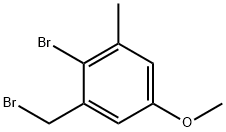 2-bromo-1-(bromomethyl)-5-methoxy-3-methylbenzene