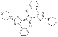 1,3-Bis(2-morpholino-4-phenyl-1,3-thiazol-5-yl)-2-oxo-cyclobutenylium-4-olate